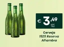 Roque Supermercados Cerveja 1925 Reserva Alhambra promoção