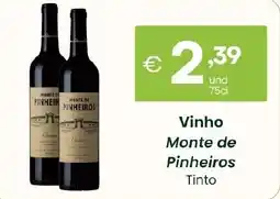 Roque Supermercados Vinho Monte de Pinheiros Tinto promoção