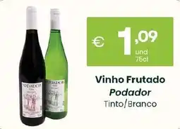 Roque Supermercados Vinho Frutado Podador promoção