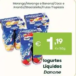 Roque Supermercados logurtes Líquidos Danone promoção