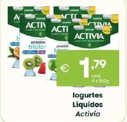 Roque Supermercados logurtes Líquidos Activia promoção