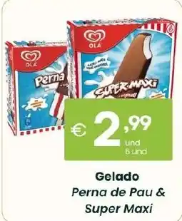 Roque Supermercados Gelado Perna de Pau & Super Maxi promoção