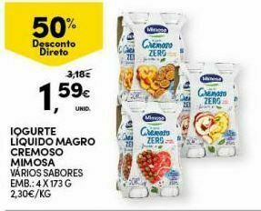 Continente Bom dia Iogurte mimosa promoção