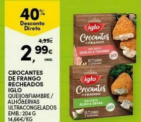 Nuggets de frango iglo