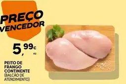 Continente Bom dia Peito de frango continente (balcão de atendimento) promoção