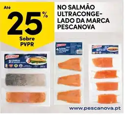 Continente Bom dia No salmão ultraconge- lado da marca pescanova promoção