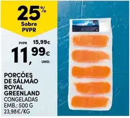 Continente Bom dia Porções de sålmão royal greenland promoção