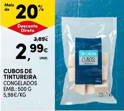 Continente Bom dia Cubos de tintureira congelados promoção
