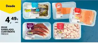 Continente Bom dia Peixe embalado continente fresco promoção