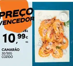 Continente Bom dia Camarão 30/50g cozido promoção