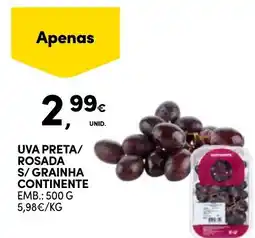 Continente Bom dia Uva preta/ rosada s/grainha continente promoção
