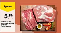 Continente Bom dia Cachaço de porco p/assar s/osso continente promoção