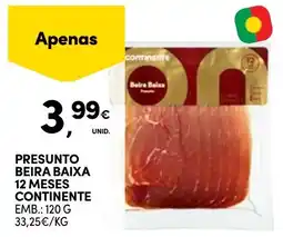 Continente Bom dia Presunto beira baixa 12 meses continente promoção