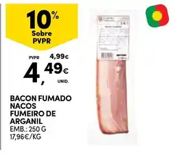 Continente Bom dia Bacon fumado nacos fumeiro de arganil promoção