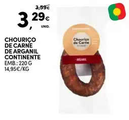 Continente Bom dia Chourico de carne de arganil continente promoção