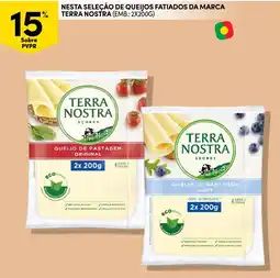 Continente Bom dia Nesta seleção de queijos fatiados da marca terra nostra promoção