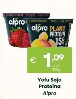 Roque Supermercados Yofu Soja Proteína Alpro promoção