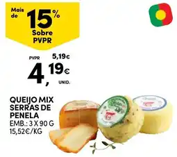 Continente Bom dia Queijo mix serras de penela promoção