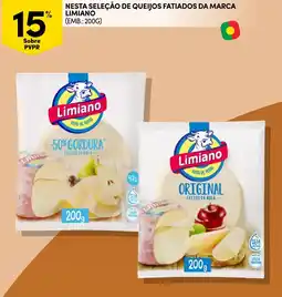 Continente Bom dia Nesta seleção de queijos fatiados da marca limiano promoção