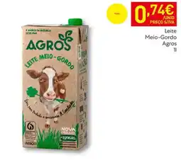 Recheio Leite Meio-Gordo Agros promoção