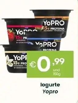 Roque Supermercados logurte Yopro promoção
