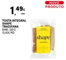 Continente Bom dia Tosta integral shape tradifana promoção