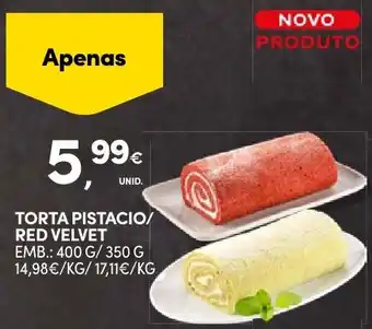 Continente Bom dia Torta pistacio/ red velvet promoção