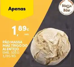 Continente Bom dia Pão massa mae trigo do alentejo promoção