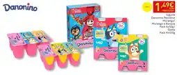 Recheio logurte Danonino Petitdino Morango/ Morango e Banana promoção