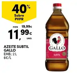 Continente Bom dia Azeite subtil gallo promoção