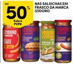 Continente Bom dia Nas salsichas em frasco da marca izidoro promoção