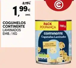 Continente Bom dia Cogumelos continente laminados promoção