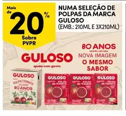 Continente Bom dia Numa seleção de polpas da marca guloso promoção