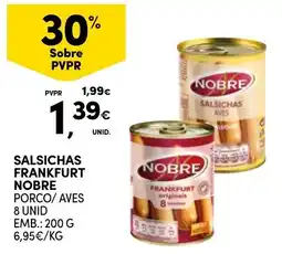 Continente Bom dia Salsichas frankfurt nobre promoção