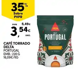 Continente Bom dia Café torrado delta portugal promoção