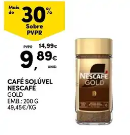 Continente Bom dia Café solúvel nescafé gold promoção