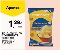 Continente Bom dia Batatas fritas continente ondulada promoção