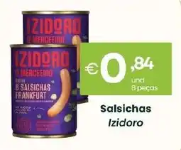 Roque Supermercados Salsichas Izidoro promoção