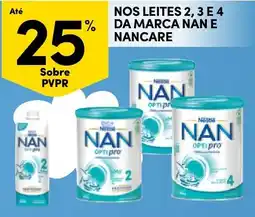 Continente Bom dia Nos leites 2, 3 e4 da marca nan e nancare promoção