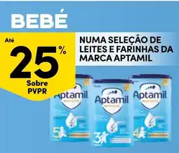 Continente Bom dia Numa seleção de leites e farinhas da marca aptamil promoção