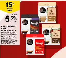 Continente Bom dia Cápsulas de café dolce gusto promoção