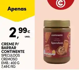 Continente Bom dia Creme p/ barrar continente promoção
