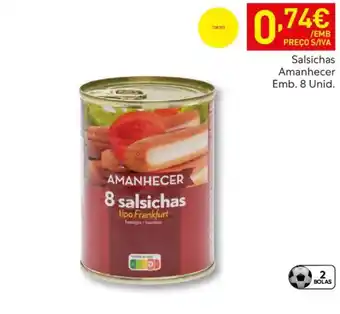 Recheio Salsichas Amanhecer promoção