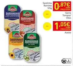 Recheio Sardinha Ramirez Gama Tomate/ Óleo promoção