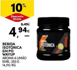 Continente Bom dia Bebida isotonica em po wayup promoção