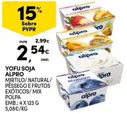 Continente Bom dia Yofu soja alpro promoção