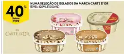 Continente Bom dia Numa seleção de gelados da marca carte d'or promoção