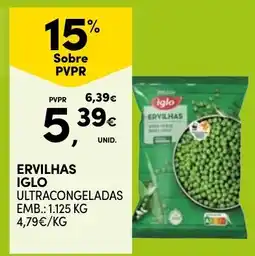Continente Bom dia Ervilhas iglo promoção