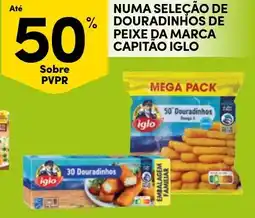 Continente Bom dia Numa seleção de douradinhos de peixe da marca capitão iglo promoção