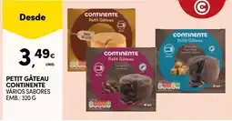 Continente Bom dia Petit gâteau continente vários sabores promoção